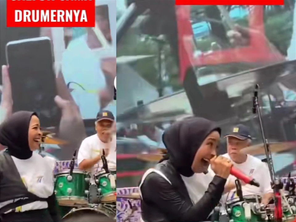 Heboh Menteri PUPR Main Drum Bersama Band Kotak Netizen Maju Presiden