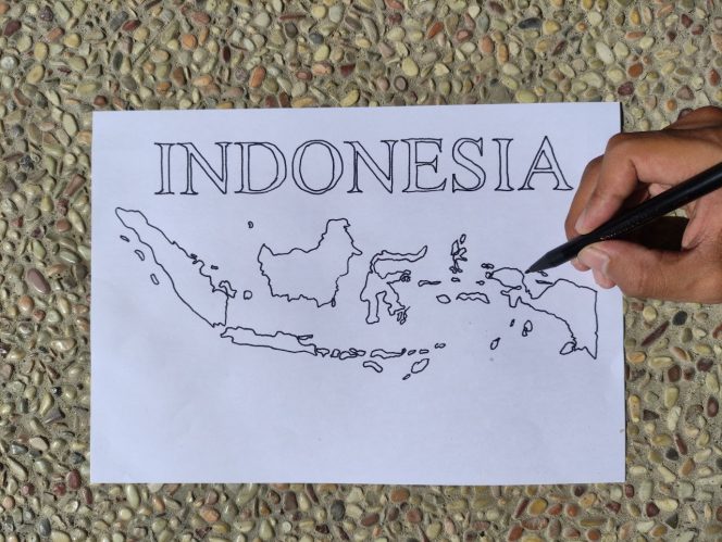 
					Ilustrasi gambar peta Indonesia. Foto: Likein.id