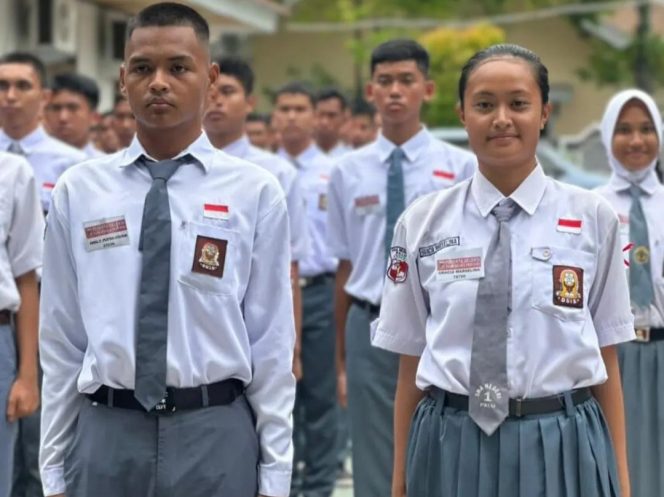 
					Dua pelajar asal Kabupaten Tolitoli dan Kota Palu wakili Provinsi Sulawesi Tengah di tingkat Paskibraka Nasional tahun 2023. (Foto: PPI Sulteng)